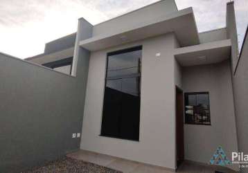Casa com 3 dormitórios à venda, 81 m² por r$ 399.000,00 - jardim portal dos pioneiros - londrina/pr