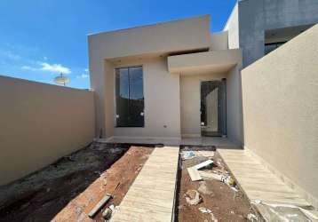 Casa com 2 quartos à venda na rua leonor bocchi girotto, jardim ilha do mel, londrina, 65 m2 por r$ 265.000