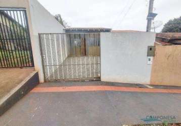 Casa com 3 dormitórios, amplo  74 m² - venda por r$ 300.000 ou aluguel por r$ 1.300/mês - jardim alphaville - londrina/pr