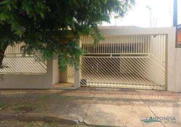 Casa com 3 dormitórios para alugar, 160 m² por r$ 2.750,00/mês - califórnia - londrina/pr