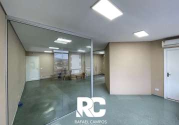 Sala comercial à venda, 70 m² com 2 salas e 2 banheiros e 1 cozinha por r$ 320.000 - centro - mogi das cruzes/sp