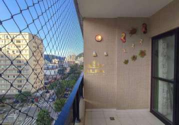 Apartamento à venda, 92 m² por r$ 555.000,00 - pitangueiras - guarujá/sp