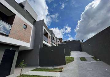 Sobrado com 3 dormitórios à venda, 160 m² por r$ 688.000,00 - uberaba - curitiba/pr