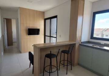 Apartamento todo decorado com 1 dormitório e 1 vaga de garagem à venda com 33,45m², no bairro cajuru – curitiba.