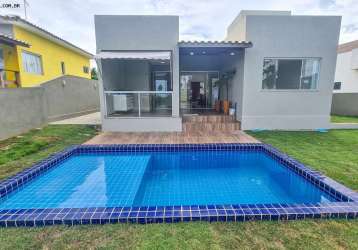 Casa em condomínio para venda em camaçari, barra do jacuípe, 3 dormitórios, 3 suítes, 5 banheiros, 2 vagas