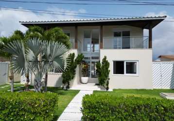 Casa em condomínio para venda em camaçari, barra do jacuípe, 4 dormitórios, 4 suítes, 6 banheiros, 4 vagas