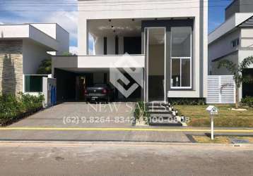 Excelente casa com 4 suítes plenas em condomínio luxuoso em goiânia