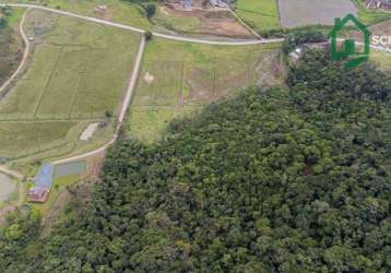 Terreno à venda, 100000 m² por r$ 2.200.000,00 - arraial d'ouro - gaspar/sc