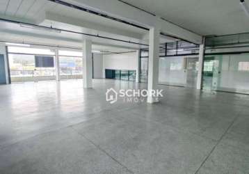 Sala para alugar, 210 m² por r$ 6.605,00/mês - itoupava central - blumenau/sc