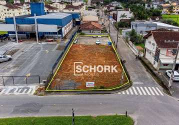 Terreno à venda, 1016 m² por r$ 2.700.000,00 - itoupava central - blumenau/sc