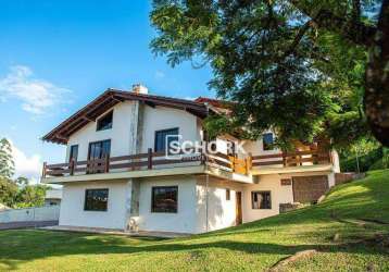 Casa com 4 dormitórios à venda, 383 m² por r$ 1.900.000,00 - pomeranos - timbó/sc