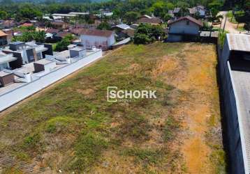 Terreno à venda, 1667 m² por r$ 750.000,00 - das nações - timbó/sc