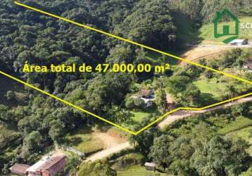 Sítio com 3 dormitórios à venda, 47000 m² por r$ 650.000,00 - rio rosina - rio dos cedros/sc