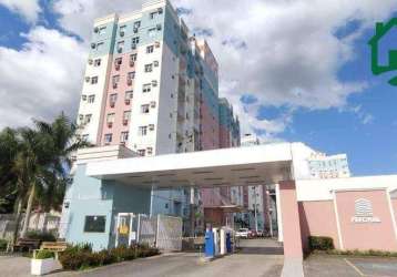 Apartamento com 2 dormitórios para alugar, 47 m² por r$ 1.802,03/mês - itoupava central - blumenau/sc