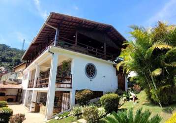 Casa para venda em teresópolis, jardim cascata, 6 dormitórios, 2 suítes, 6 banheiros, 4 vagas