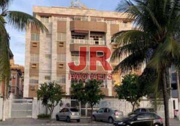 Cobertura com 3 dormitórios à venda, 140 m² por r$ 700.000,00 - braga - cabo frio/rj