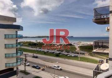 Ampla cobertura tríplex, com vista ampla para mar - praia do forte - cabo frio/rj