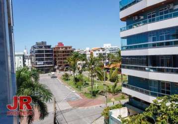 Cobertura com 2 dormitórios à venda, 110 m² por r$ 650.000,00 - vila nova - cabo frio/rj