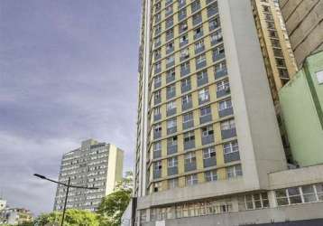 Apartamento com 1 quarto à venda na avenida senador salgado filho, 359, centro histórico, porto alegre, 18 m2 por r$ 135.000