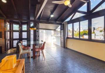 Cobertura com 1 quarto à venda na rua valparaíso, 1018, jardim botânico, porto alegre, 90 m2 por r$ 350.000