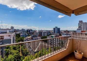 Apartamento com 2 quartos para alugar na rua carlos von koseritz, 775, higienópolis, porto alegre, 135 m2 por r$ 3.900