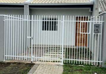 Casa com 2 quartos à venda no tatuquara, curitiba , 38 m2 por r$ 205.000