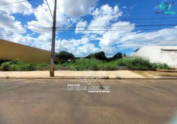 Lote para venda em caldas novas, estância itanhangá