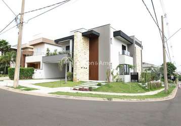 Casa em condomínio fechado com 4 quartos à venda na avenida carlos diaulas serpa, sn, loteamento parque dos alecrins, campinas, 339 m2 por r$ 3.150.000