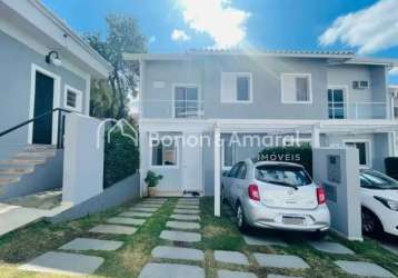 Casa em condomínio fechado com 3 quartos à venda na professor luiz de pdua, 100, fazenda santa cândida, campinas, 105 m2 por r$ 790.000