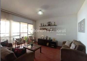 Apartamento com 3 quartos à venda na comendador luiz jos pereira de queiroz, 170, botafogo, campinas, 90 m2 por r$ 560.000