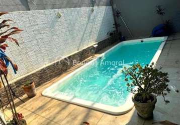 Casa em condomínio fechado com 3 quartos para alugar na avenida josé puccinelli, 300, cascata, paulínia, 233 m2 por r$ 7.000