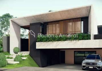 Casa em condomínio fechado com 4 quartos à venda na doutor roberto cerqueira de oliveira rosa, sn, loteamento residencial arborais, campinas, 315 m2 por r$ 3.465.000