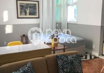 Kitnet / stúdio à venda na avenida mem de sá, centro, rio de janeiro, 28 m2 por r$ 290.000