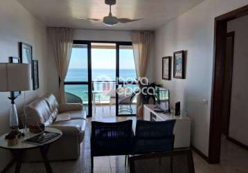 Apartamento com 2 quartos à venda na avenida lúcio costa, barra da tijuca, rio de janeiro, 90 m2 por r$ 1.700.000