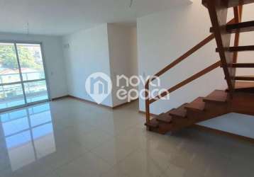 Apartamento com 4 quartos à venda na estrada do bananal, freguesia (jacarepaguá), rio de janeiro, 211 m2 por r$ 1.482.000