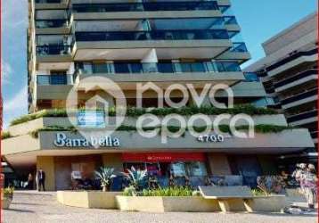 Flat com 1 quarto à venda na avenida lúcio costa, barra da tijuca, rio de janeiro, 55 m2 por r$ 890.000