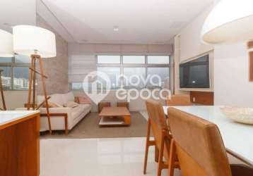 Apartamento com 3 quartos à venda na avenida epitácio pessoa, lagoa, rio de janeiro, 110 m2 por r$ 2.299.000