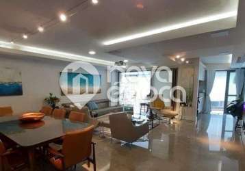 Apartamento com 3 quartos à venda na rua presidente alfonso lópez, lagoa, rio de janeiro, 211 m2 por r$ 3.600.000