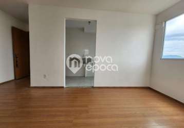 Apartamento com 2 quartos à venda na rua pompílio de albuquerque, encantado, rio de janeiro, 43 m2 por r$ 370.000