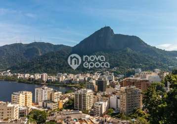 Apartamento com 3 quartos à venda na rua sacopa, lagoa, rio de janeiro, 150 m2 por r$ 1.600.000