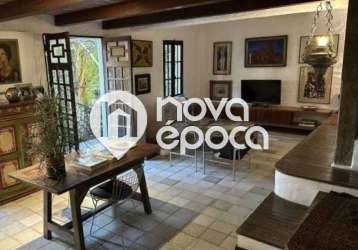 Casa com 4 quartos à venda na rua sacopa, lagoa, rio de janeiro, 354 m2 por r$ 3.300.000