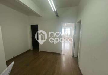 Sala comercial com 3 salas à venda na avenida marechal câmara, centro, rio de janeiro, 86 m2 por r$ 250.000