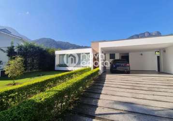 Casa em condomínio fechado com 3 quartos à venda na rua paulo geyer, itanhangá, rio de janeiro, 280 m2 por r$ 2.800.000