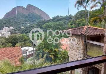 Casa em condomínio fechado com 4 quartos à venda na rua joão borges, gávea, rio de janeiro, 432 m2 por r$ 9.000.000