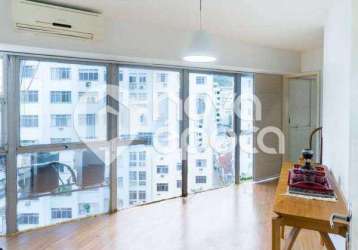 Sala comercial com 3 salas à venda na rua do humaitá, humaitá, rio de janeiro, 100 m2 por r$ 900.000