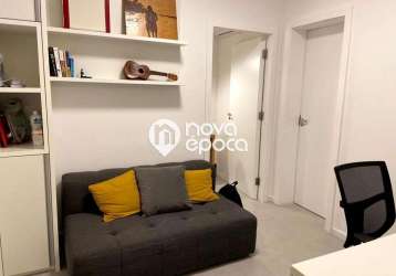 Apartamento com 1 quarto à venda na rua faro, jardim botânico, rio de janeiro, 47 m2 por r$ 1.500.000