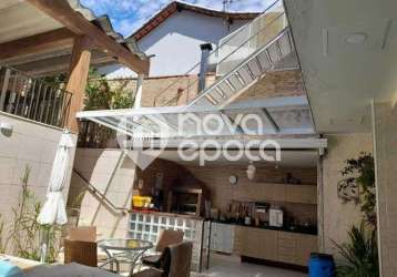 Casa em condomínio fechado com 5 quartos à venda na rua breno guimarães, jardim guanabara, rio de janeiro, 357 m2 por r$ 1.480.000