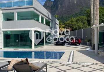 Casa com 4 quartos à venda na rua coronel ribeiro gomes, são conrado, rio de janeiro, 500 m2 por r$ 6.900.000