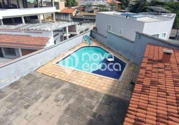 Casa em condomínio fechado com 4 quartos à venda na rua breno guimarães, jardim guanabara, rio de janeiro, 390 m2 por r$ 1.850.000