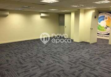 Sala comercial com 5 salas à venda na rua senador dantas, centro, rio de janeiro, 300 m2 por r$ 550.000